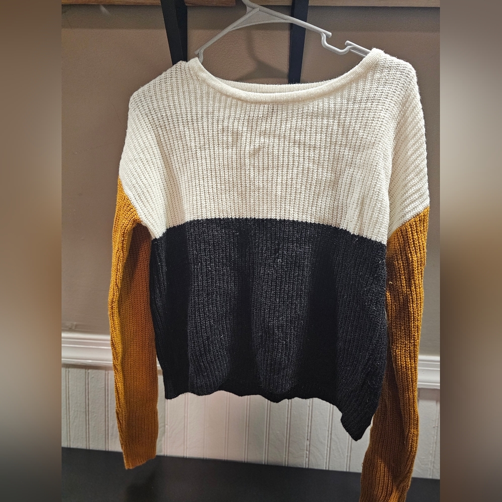 Say What? Multi-color Sweater Medium